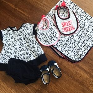 Kate Spade 3mo baby girl set